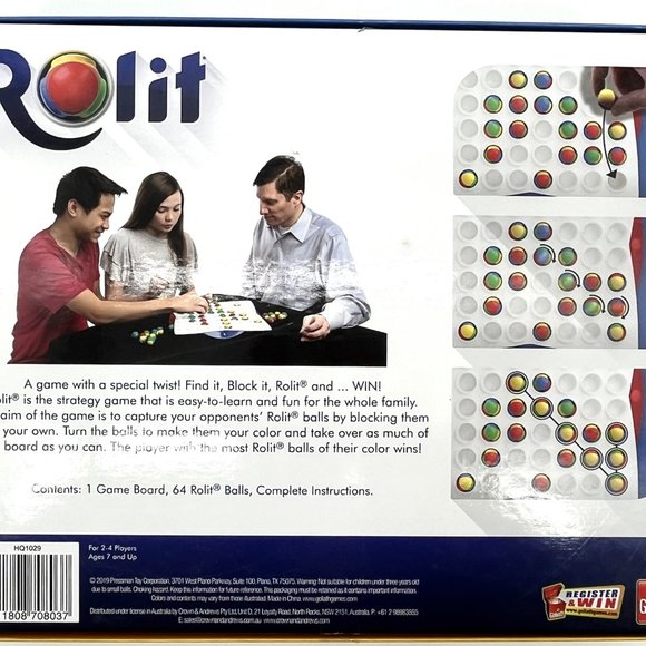 Rolit Game Play It Rolit Win It 100% Complete Goliath Games 2019 ROLIT - Picture 2 of 3